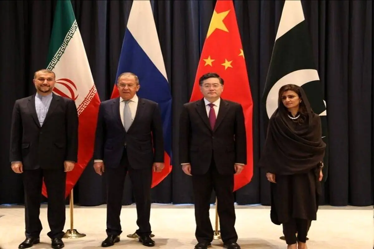 رایزنی وزرای خارجه ایران، روسیه، چین و پاکستان