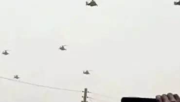 حمله بالگردهای ارتش سودان به نیروهای واکنش سریع+ فیلم