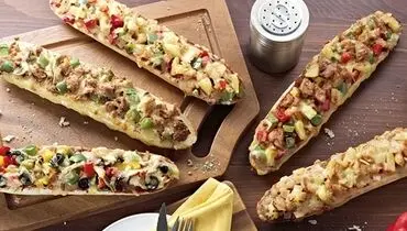 طرز تهیه باگت شکم پر