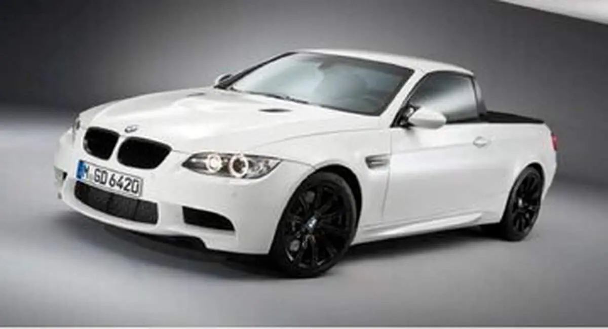 تصویر عجیب از بی ام و وانت!