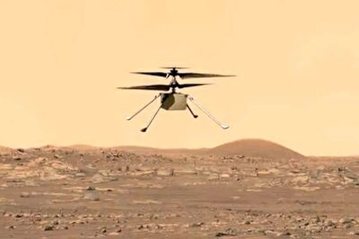 ویدئویی از جدیدترین پرواز هلیکوپتر نبوغ بر فراز مریخ