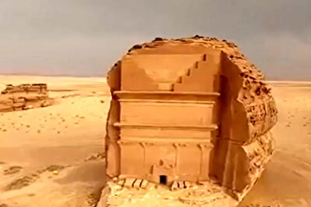 مدائن صالح؛ یک بنای باستانی ۲۰۰۰ ساله در عربستان+ فیلم