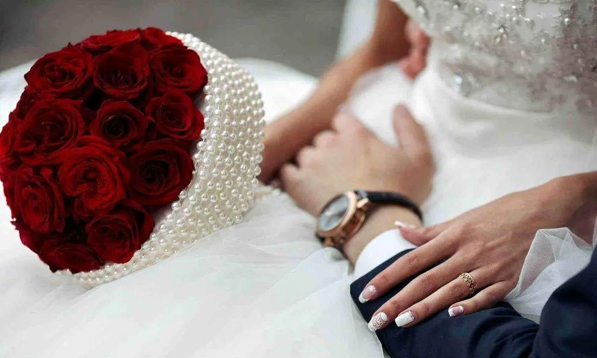 عکسی از یک مراسم عروسی متعلق به ۷۰ سال