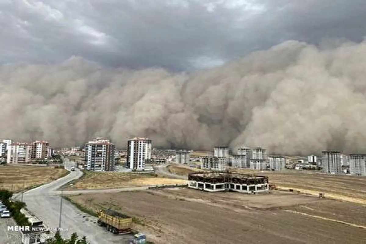 وقوع طوفان شدید در منطقه زلزله زده ترکیه+ فیلم