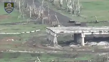 لحظه حمله موفق به دو فروند BMP-2 روسی+ فیلم