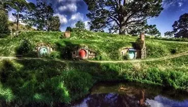 روستای هابیت ها در ارباب حلقه ها واقعی بود!+ فیلم