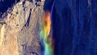 آبشار زیبای رنگین کمان+ فیلم