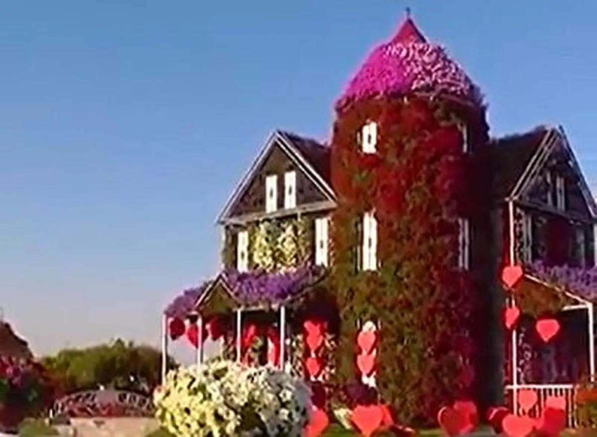 ‏پارک زیبای قلبها در روسیه + فیلم