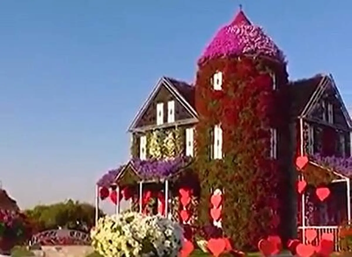 ‏پارک زیبای قلبها در روسیه + فیلم