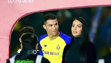 شوخی خنده دار جورجینا با رونالدو+ عکس