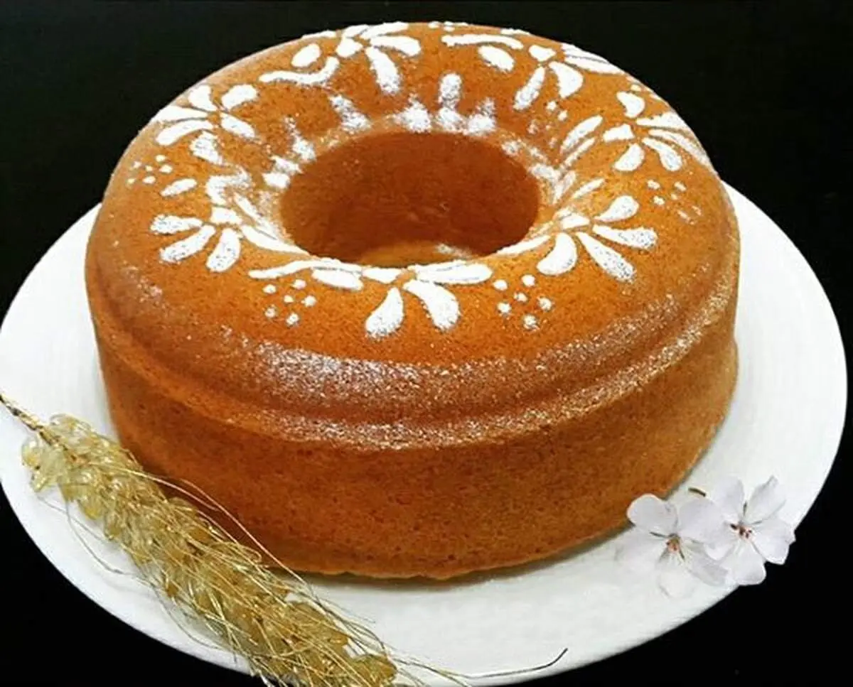 طرز پخت کیک اسفنجی پرتقالی