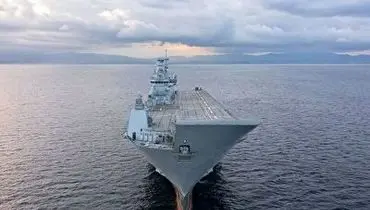 نیروی دریایی ترکیه بزرگ‌ترین کشتی جنگی خود را تحویل گرفت+ عکس و فیلم