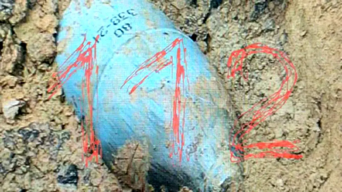 انتقال بمب عمل نکرده در حمله به روسیه برای خنثی سازی + فیلم