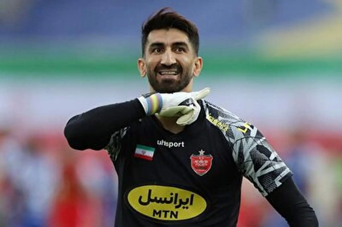 شادی جنجالی بیرانوند پس از پیروزی در دربی+ فیلم