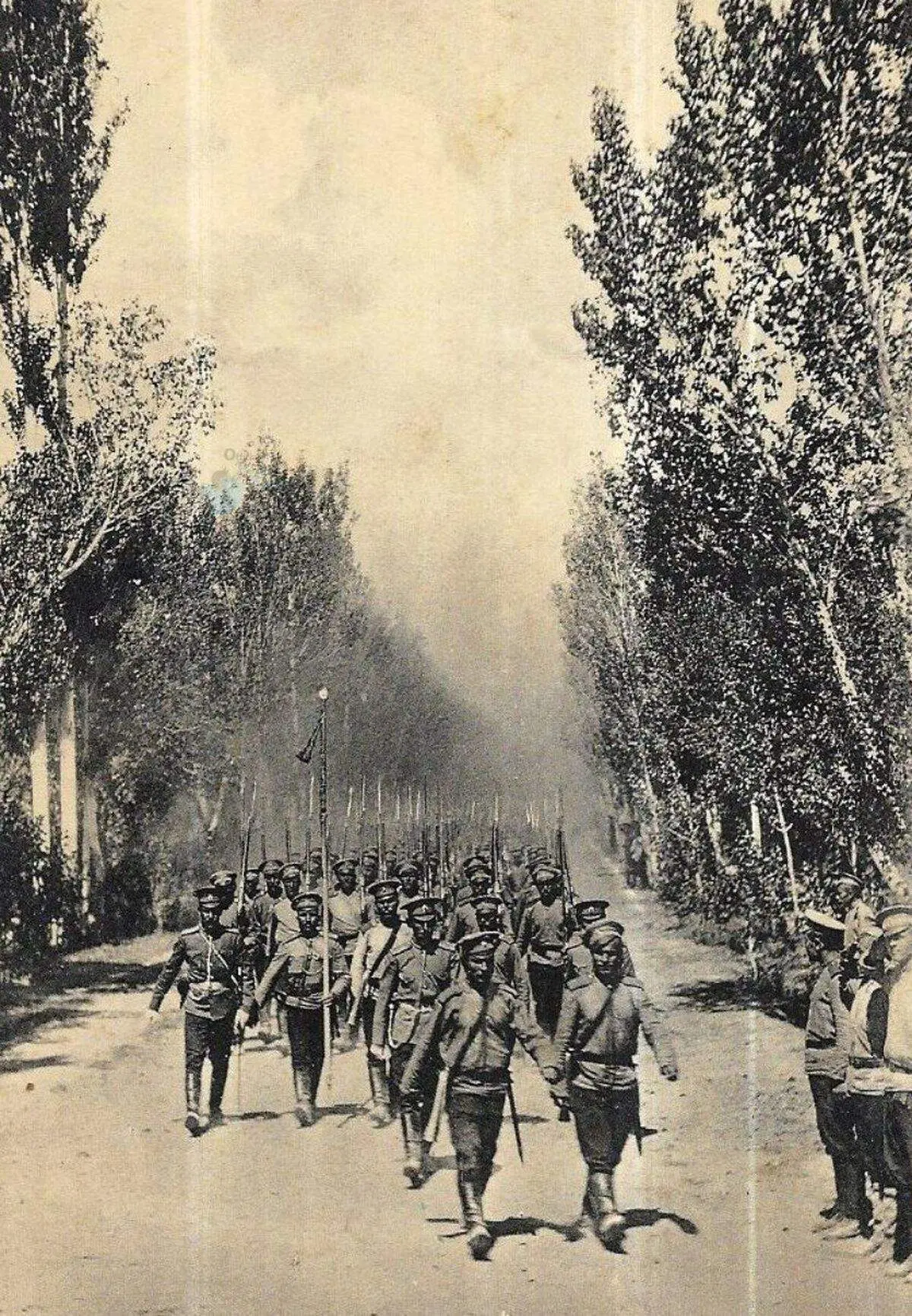 تصویری قدیمی از ارتش روسیه در ایران سال 1916 