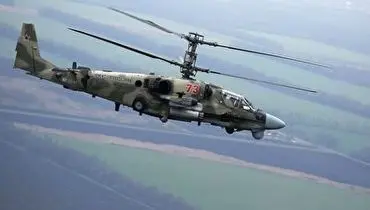 لحظه فرار هلیکوپتر کا-۵۲ روسیه از اصابت موشک دوش پرتاب اوکراینی+ فیلم