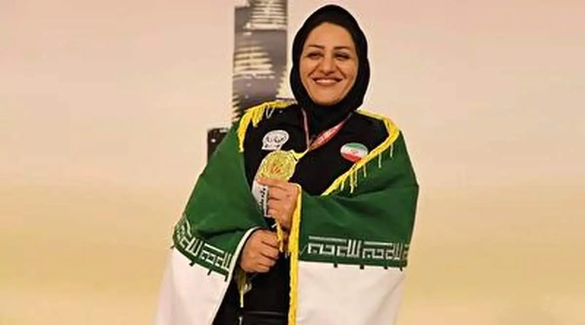 طلای تاریخی بانوی ایرانی در مسابقات مچ اندازی آسیا+ فیلم