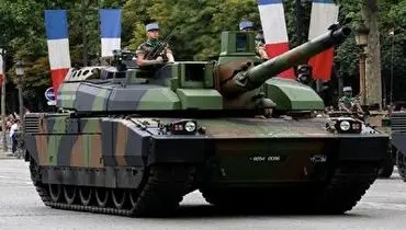 آزمایش موفق عملکرد قدرت آتش و توپ‌ 120 م.م تانک لکلر فرانسه+ فیلم