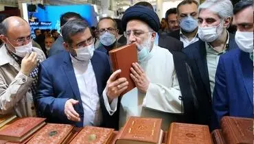  بازدید رییس‌جمهور از نمایشگاه کتاب تهران