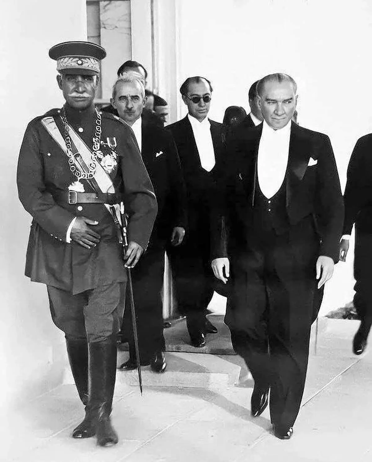 رضا شاه و آتاتورک در یک قاب+ عکس