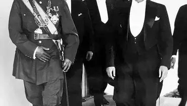 رضا شاه و آتاتورک در یک قاب+ عکس