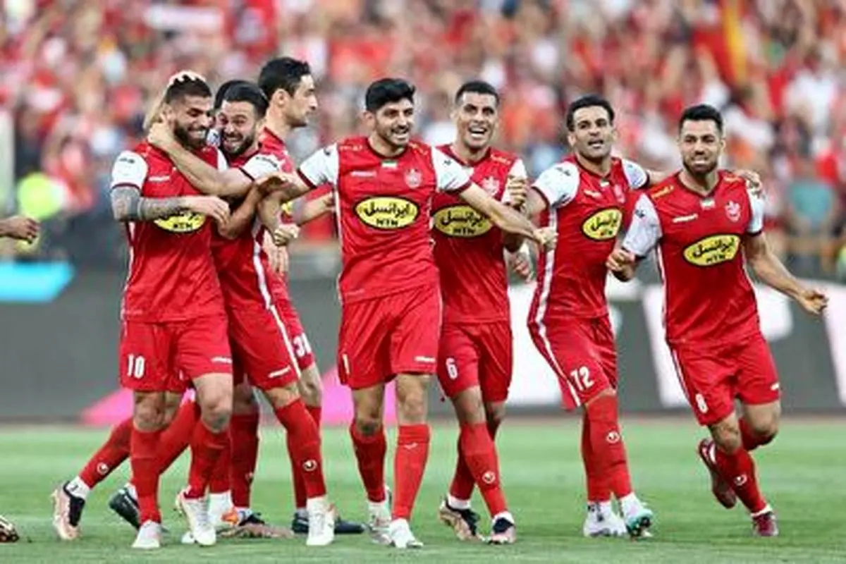 گل اول پرسپولیس به نساجی + فیلم