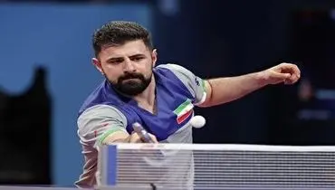 مصدومیت تلخ و بدموقع ستاره ایران در قهرمانی تنیس روی میز جهان+ فیلم