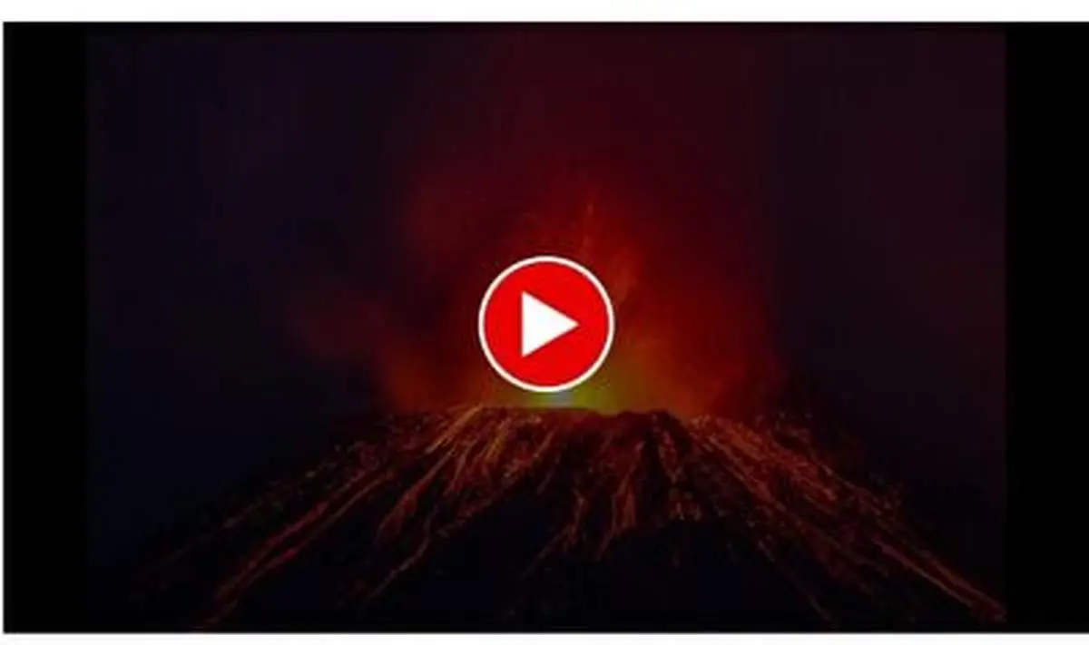 اولین تصاویر از فوران آتش‌فشان اتنا در ایتالیا+ فیلم