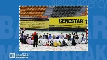 رونمایی از بزرگترین نقاشی جهان با عنوان « صلح» در ورزشگاه دوازده هزار نفری آزادی تهران