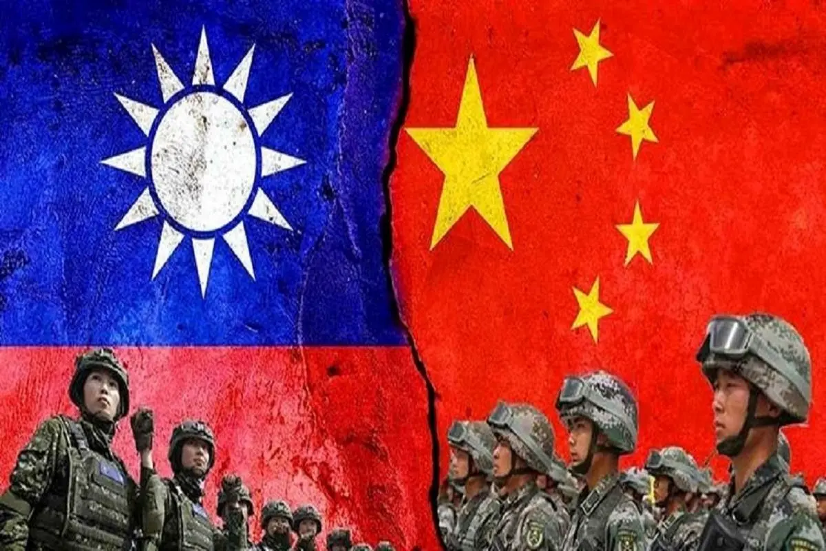اثر هنرمند چینی؛ تصویر انتزاعی پیروزی جمهوری خلق چین بر تایوان+ عکس