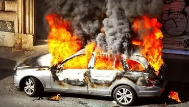 نرخ عجیب خودروهای آتش گرفته در بازار ایران!+ تصاویر