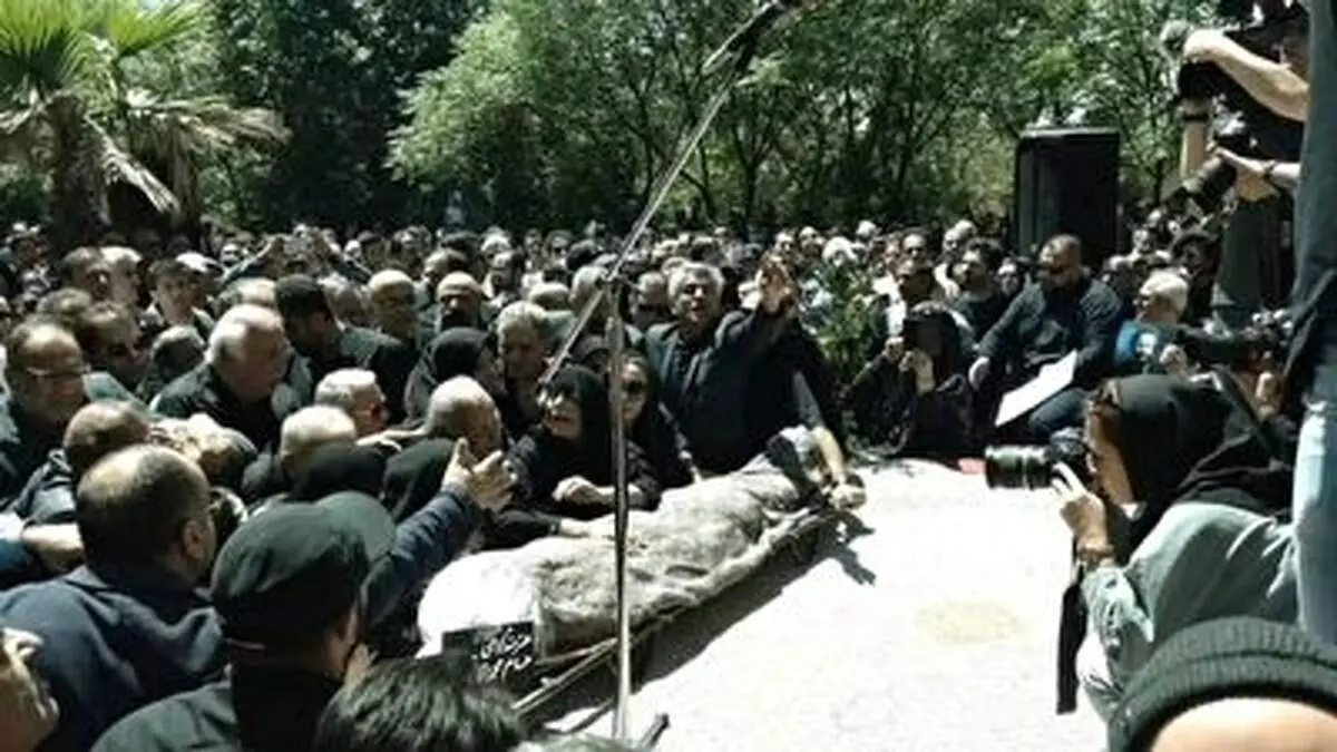 حسام محمودی به خاک سپرده شد+ فیلم