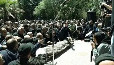 حسام محمودی به خاک سپرده شد+ فیلم