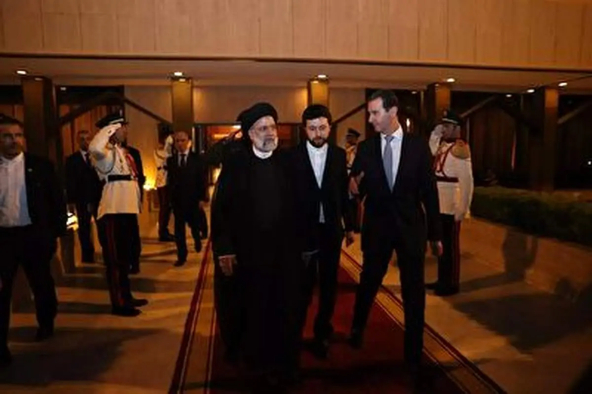 بشار اسد شخصا به بدرقه ابراهیم رئیسی رفت+ فیلم