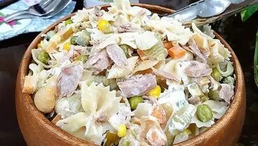 طرز تهیه سالاد ماکارونی رستورانی
