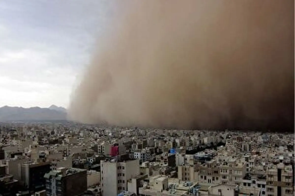 تایم لپسی از طوفان ترسناک تهران+ فیلم