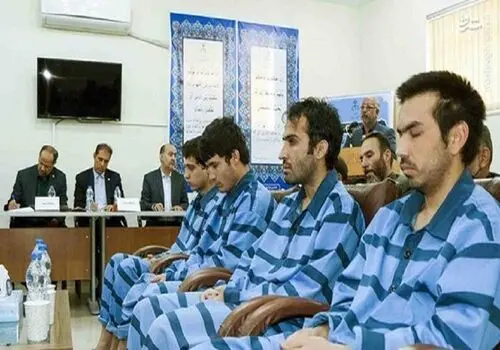 حکم اعدام ۵ سارق مسلح اجرا شد