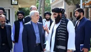 دیدار سفیر ایران در کابل با وزیر خارجه طالبان