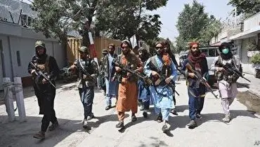 استقرار نیرو های طالبان در جاده های همجوار مرز ایران + فیلم