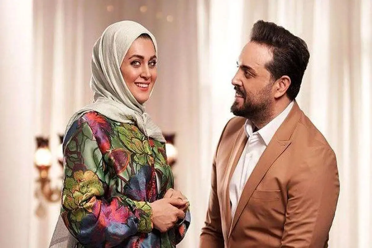 استایل خوش تیپ ترین مجری ایرانی و همسرش در کنسرت فرزاد فرزین + عکس
