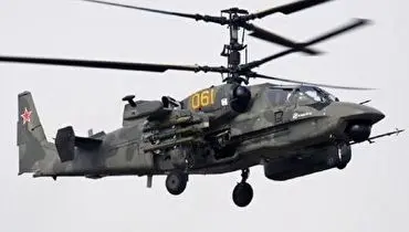 انهدام پست فرماندهی و خودروهای زرهی اوکراینی توسط بالگردهای تهاجمی کا-۵۲ روسیه+ فیلم