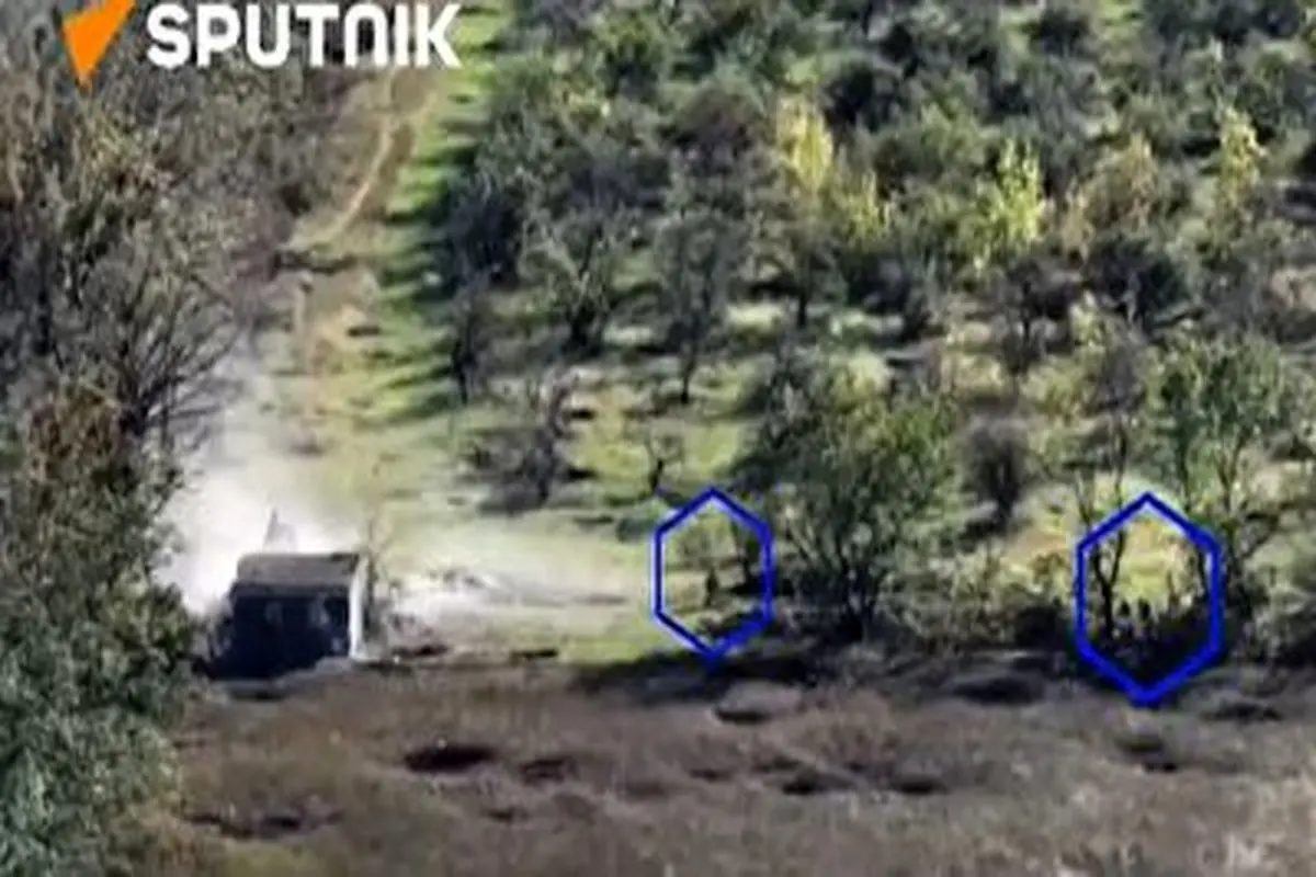 لحظه هدف قرارگرفتن نیروهای اوکراینی در جبهه آودیوکا+ فیلم