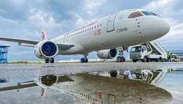 بهره‌برداری از نخستین هواپیمای مسافربری ساخت چین+ فیلم