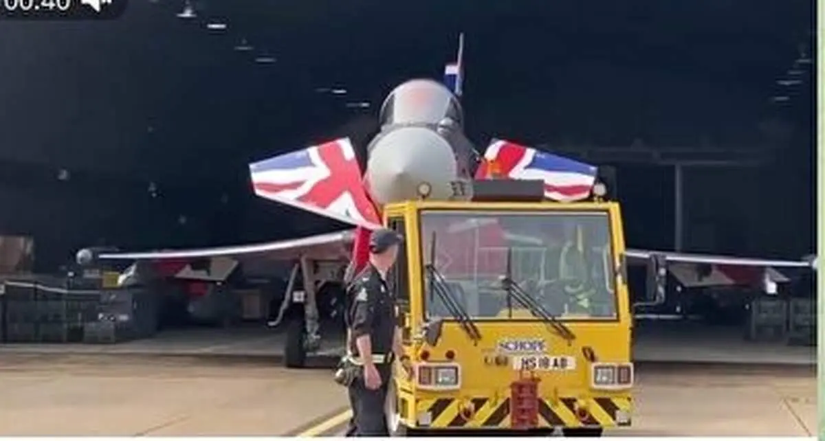طرح جدید جنگنده Eurofighter Typhoon نیروی هوایی بریتانیا+ فیلم