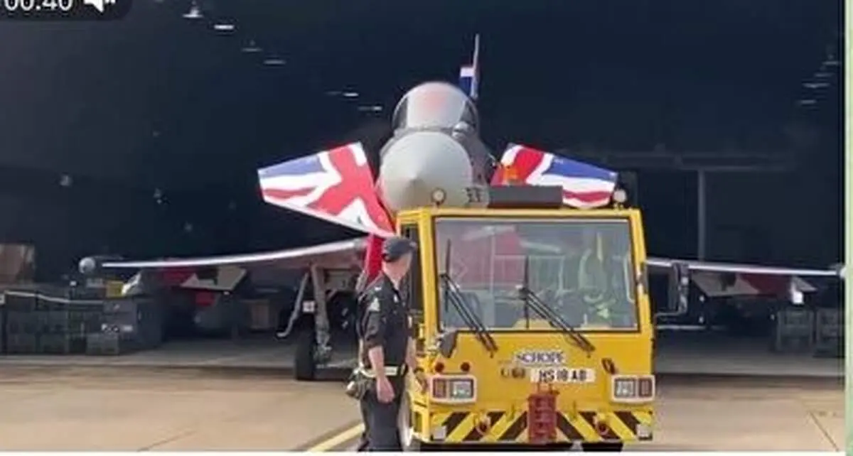 طرح جدید جنگنده Eurofighter Typhoon نیروی هوایی بریتانیا+ فیلم