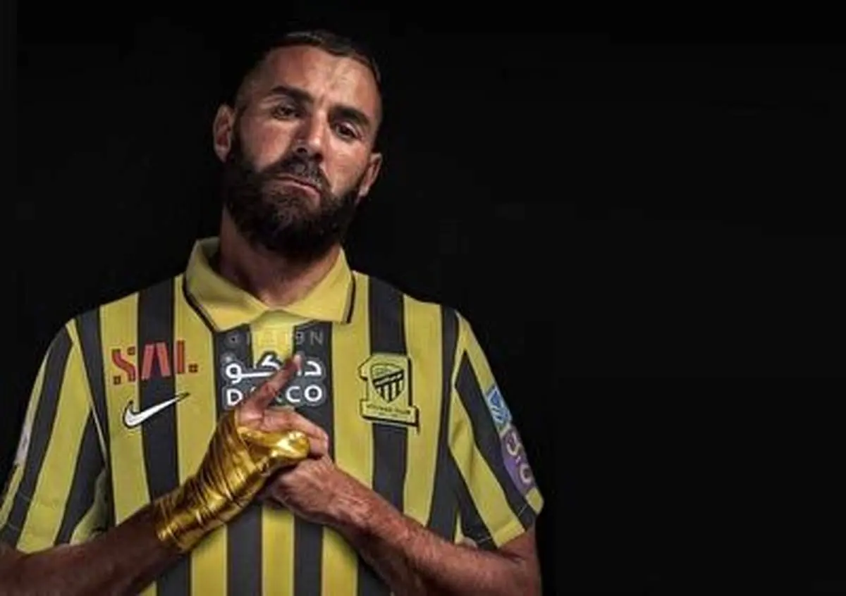 پیام عربی کریم بنزما به طرفداران الاتحاد+ فیلم