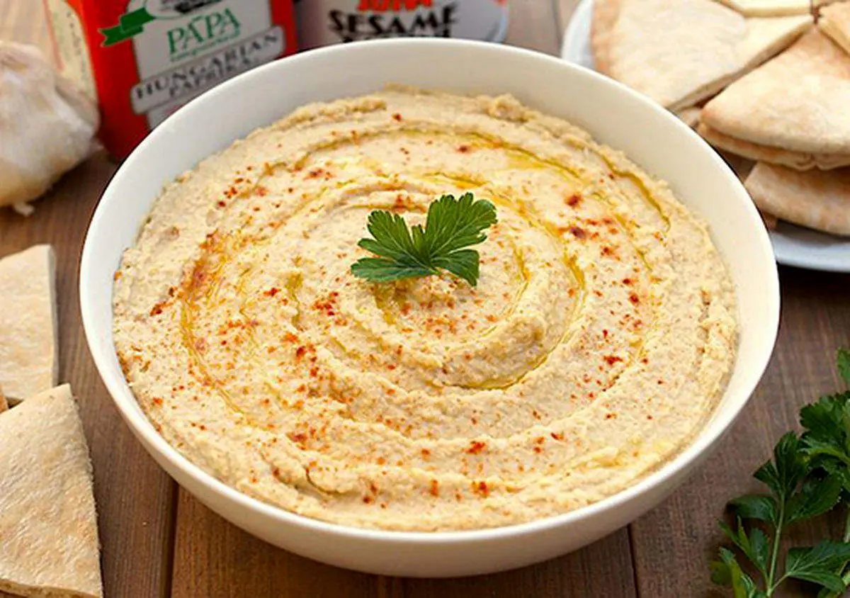 طرز تهیه حمص لبنانی اصیل با بافت خامه ای+فیلم
