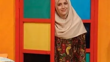 قاب خانوادگی خانم مجری برنامه کودک رنگین‌کمان