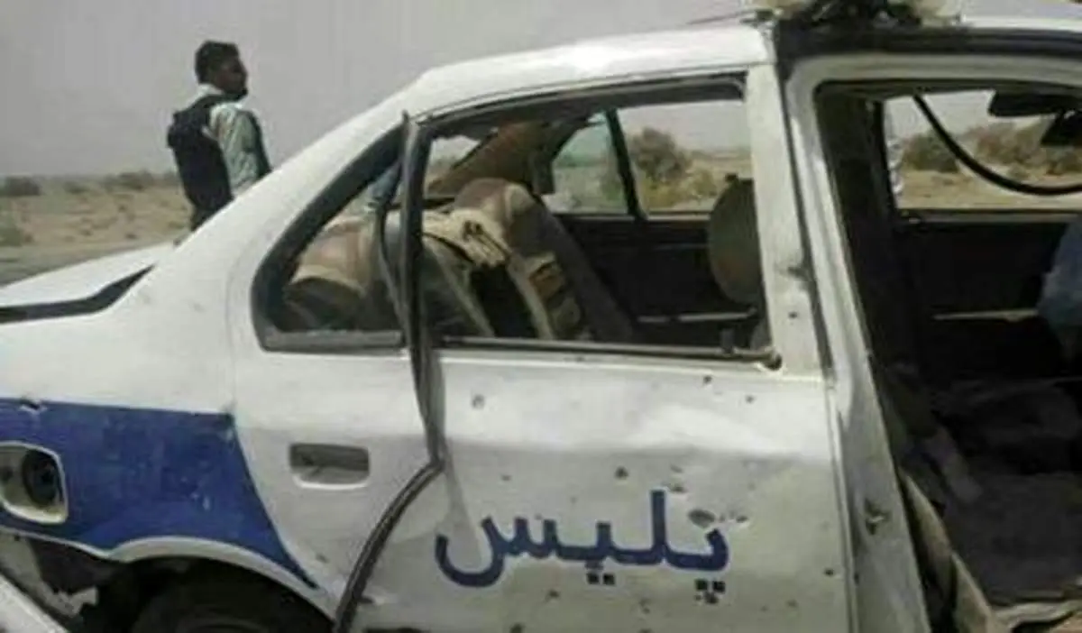 حمله به ماشین فراجا با تله انفجاری در زاهدان+ فیلم