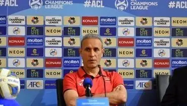 انتقاد تند سرمربی پرسپولیس در نشست خبری قبل از بازی با النصر